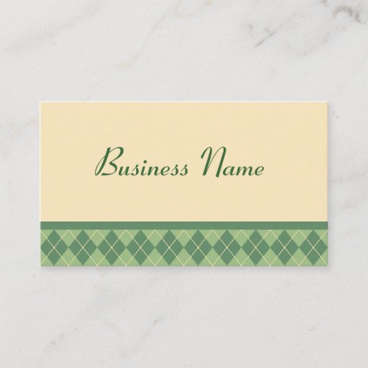 Carte de visite Jacquard rétro (Devant)