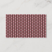 Carte De Visite Jacquard ; vente de site Web (Dos)