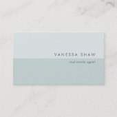 Carte De Visite Jade grisée | Colorbloc moderne (Devant)