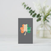 Carte De Visite J'adore l'irlandais ! (Debout devant)