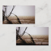 Carte De Visite J'ai entendu la mer miroitante de vent (Devant / Derrière)