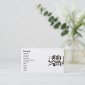 CARTE DE VISITE J'AIME LA MUSIQUE (Debout devant)