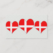 Carte De Visite J'aime le Danemark (Dos)