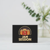 Carte De Visite Jam Session Musique Pun Jelly Lover (Debout devant)
