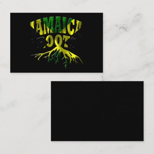 Carte De Visite Jamaïque (Devant / Derrière)