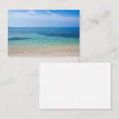 Carte De Visite Jamaïque Beach (Devant / Derrière)