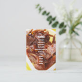 Carte De Visite Jambon séché doux et aigre [Muu Wan] (Debout devant)