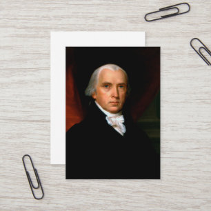 Carte De Visite James Madison 4e Président des États-Unis
