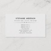 Carte De Visite Jams artificiels (Dos)