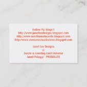 Carte De Visite Janet Lee Designs-Carte de visite (Dos)