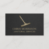 Carte De Visite Janitorial Services Professional (Devant)