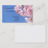 Carte De Visite Japanese Cherry Blissom (Devant / Derrière)