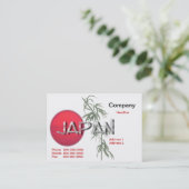 Carte de visite japonais (Debout devant)