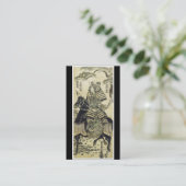 Carte de visite japonais antique d'art (Debout devant)