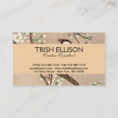 Carte De Visite Japonais Asiatique Koson Bird Chickadee Songbird (Dos)