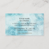 Carte De Visite Japonais Koi sur l'arrière - plan bleu (Dos)