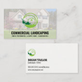 Carte De Visite Jardin avant | Résidentiel | Logo de jardinage (Devant / Derrière)