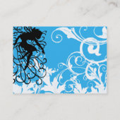 Carte De Visite Jardin blanc magique - customisé (Dos)