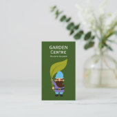 Carte De Visite Jardin centre moderne plante jardin gnome (Debout devant)
