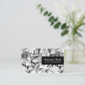 Carte De Visite Jardin de crâne d'aquarelle (Debout devant)