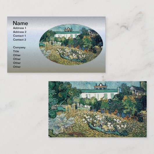 Carte De Visite Jardin de Daubigny (Devant / Derrière)