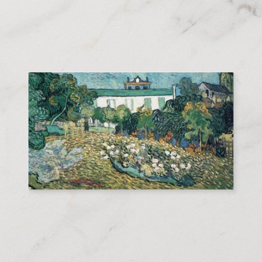 Carte De Visite Jardin de Daubigny (Dos)