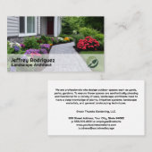 Carte De Visite Jardin de devant | Aménagement de fleurs (Devant / Derrière)