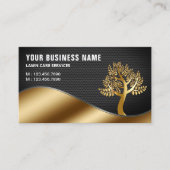 Carte De Visite Jardin de l'Arbre Noir Paysage Entretien de la pel (Devant)