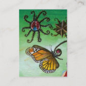 CARTE DE VISITE JARDIN DE MELISSA / LADYBUG ET BUTTERFER (Dos)