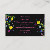 Carte De Visite Jardin de nuit magique (Dos)