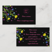 Carte De Visite Jardin de nuit magique (Devant / Derrière)