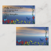 Carte De Visite Jardin de papillon (Devant / Derrière)