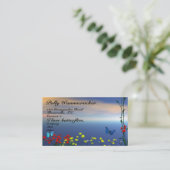 Carte De Visite Jardin de papillon (Debout devant)