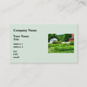 Carte De Visite Jardin de paysan