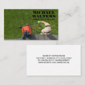 Carte De Visite Jardin de sciage pelouse (Devant / Derrière)