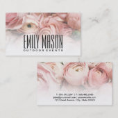 Carte De Visite Jardin d'Eden | Arrangement floral | Fleuriste (Devant / Derrière)