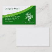 Carte De Visite Jardin d'entretien de pelouse paysager (Devant / Derrière)