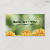 Carte De Visite Jardin des fleurs (Devant)