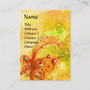 CARTE DE VISITE JARDIN DES OMBRES PERDUES - DRAGON ROUGE VOL