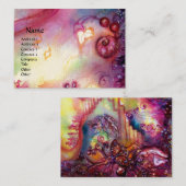 Carte De Visite JARDIN DES OMBRES PERDUES, ESCALIERS MYSTIQUES ros (Devant / Derrière)