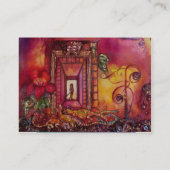 CARTE DE VISITE JARDIN DES OMBRES PERDUES / ESPÈCES ET IGUANAS (Dos)