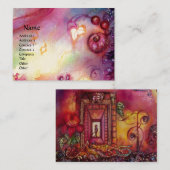 CARTE DE VISITE JARDIN DES OMBRES PERDUES / ESPÈCES ET IGUANAS (Devant / Derrière)