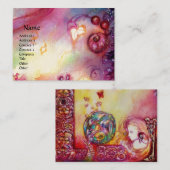 CARTE DE VISITE JARDIN DES OMBRES PERDUES - FAIRY ET BUTTERFLIES (Devant / Derrière)