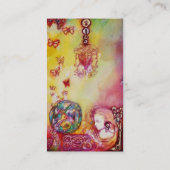 CARTE DE VISITE JARDIN DES OMBRES PERDUES / FÊTES ET BUTTERFLIES (Dos)