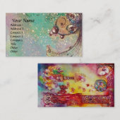 CARTE DE VISITE JARDIN DES OMBRES PERDUES / FÊTES ET BUTTERFLIES (Devant / Derrière)