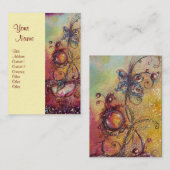 CARTE DE VISITE JARDIN DES OMBRES PERDUES - MAGIQUE PLANTE DE BOUT (Devant / Derrière)