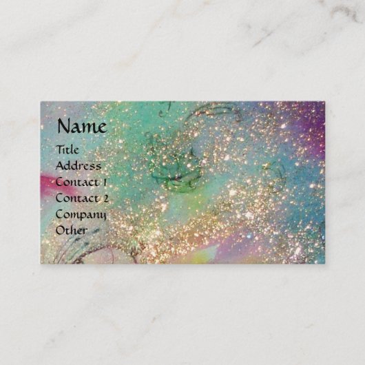 CARTE DE VISITE JARDIN DES OMBRES PERDUES - MAGIQUE PLANTE DE BOUT (Devant)