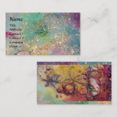 CARTE DE VISITE JARDIN DES OMBRES PERDUES - MAGIQUE PLANTE DE BOUT (Devant / Derrière)