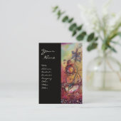 CARTE DE VISITE JARDIN DES OMBRES PERDUES - MAGIQUE PLANTE DE BOUT (Debout devant)