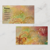 CARTE DE VISITE JARDIN DES OMBRES PERDUES - MONOGRAM (Devant / Derrière)